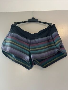 lululemon athletica Multicolor Striped Shorts